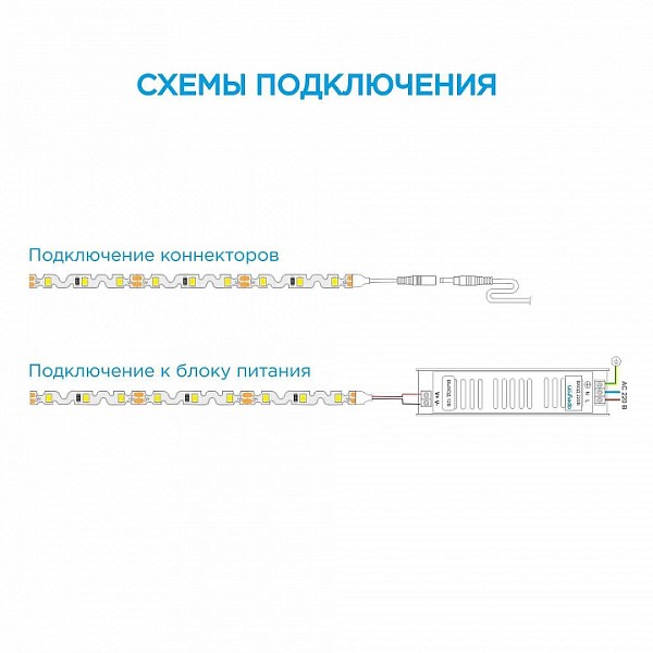 Лента светодиодная Apeyron Electrics  белый арт. 00-132