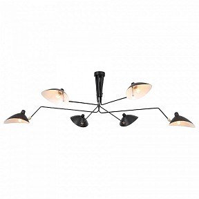 Люстра на штанге ST-Luce Spruzzo черный арт. SL305.402.06