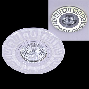 Встраиваемый светильник Reluce  хром арт. 09504-9.0-001MN MR16+LED3W WH/CR