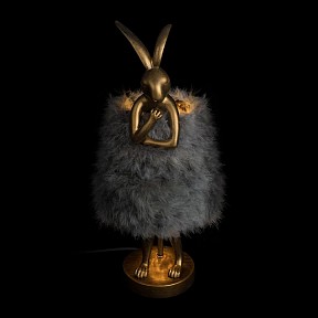 Настольная лампа декоративная Loft it Lapine желтый арт. 10315/A Grey fluff