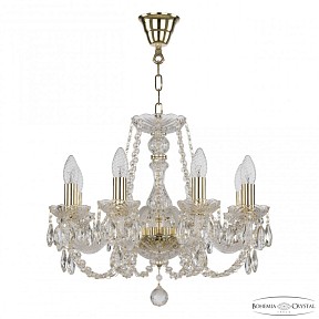 Подвесная люстра Bohemia Ivele Crystal 101 золото арт. 101/8/165 G