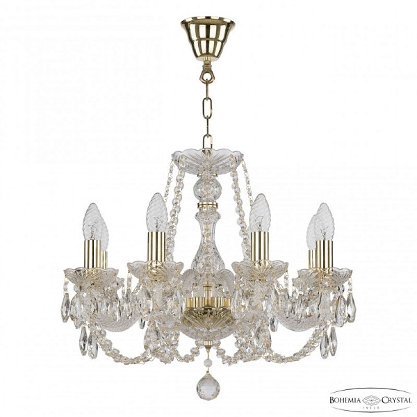 Подвесная люстра Bohemia Ivele Crystal 101 золото арт. 101/8/165 G