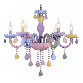 Подвесная люстра Kink Light Астрид разноцветный арт. 074175-6