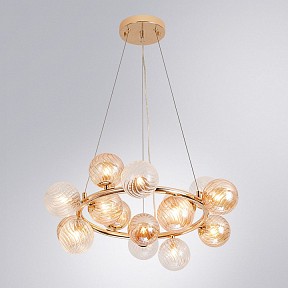 Подвесная люстра Arte Lamp Etereo золото арт. A5261LM-15GO