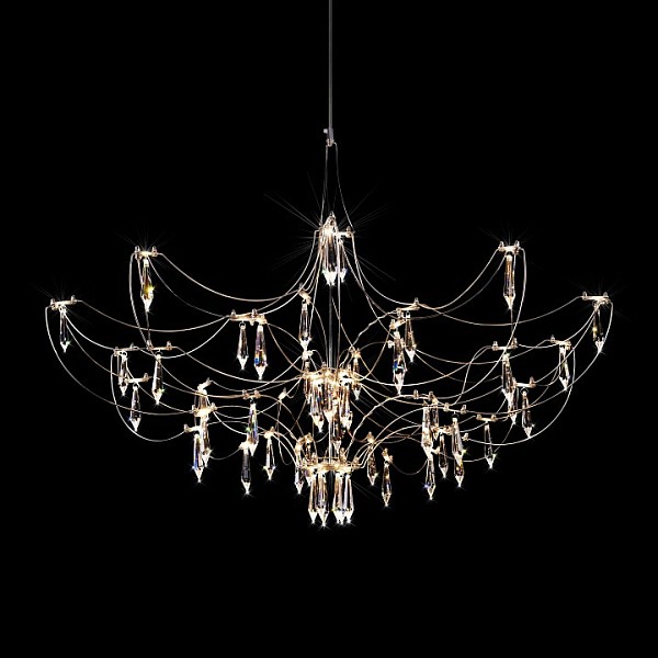 Подвесная люстра Loft it Mira металл арт. 10589/900 Silver Asfour