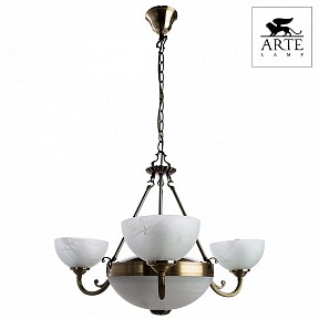Подвесная люстра Arte Lamp Windsor бронза арт. A3777LM-3-2AB