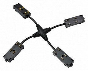 Соединитель для треков Aployt Magnetic track 220 черный арт. APL.0280.00.05