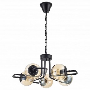 Подвесная люстра Arti Lampadari Silvia черный арт. Silvia E 1.1.5 B