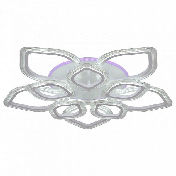 Потолочная люстра Reluce 09827 белый арт. 09827-3.3-5+5A WH (RGB)