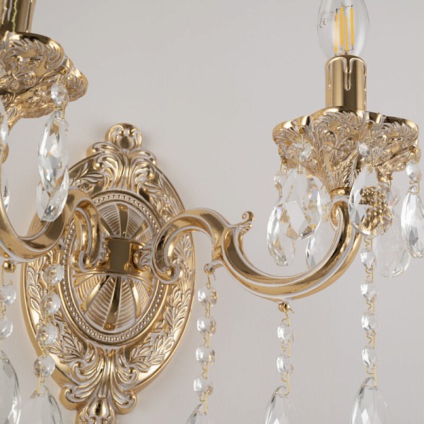 Бра Bohemia Ivele Crystal AL7801 золото арт. AL7801B10/2/175 A GW