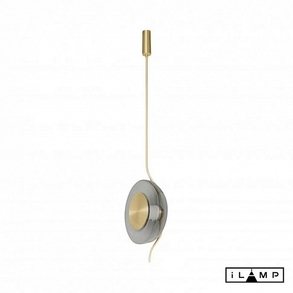 Светильник на штанге iLamp Stereo золото арт. 9285P GL SM