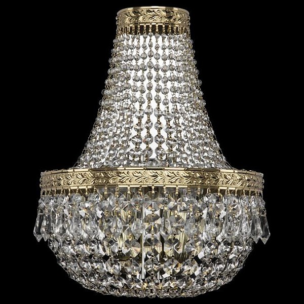 Бра Bohemia Ivele Crystal 1901 золото арт. 19011B/H1/25IV G