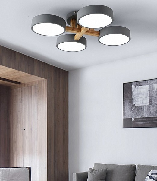 Потолочная люстра Inodesign Joist кремовый арт. INO_Joist Gray 40.6211