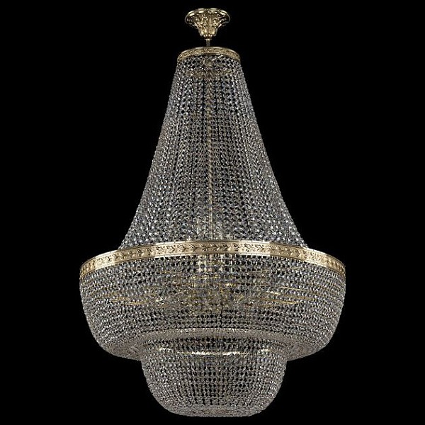 Светильник на штанге Bohemia Ivele Crystal 1909 золото арт. 19091/H2/80IV G