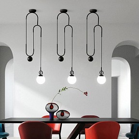 Подвесной светильник Imperiumloft NEWTON черный арт. newton-black01