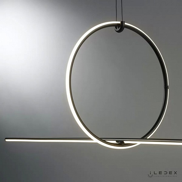 Подвесной светильник iLedex Zoom черный арт. 10339P/A2-35W-3000K BK-WH