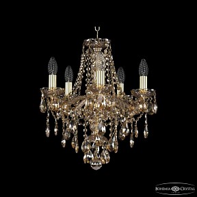 Подвесная люстра Bohemia Ivele Crystal 1415 золото арт. 1415/5/141 G M721