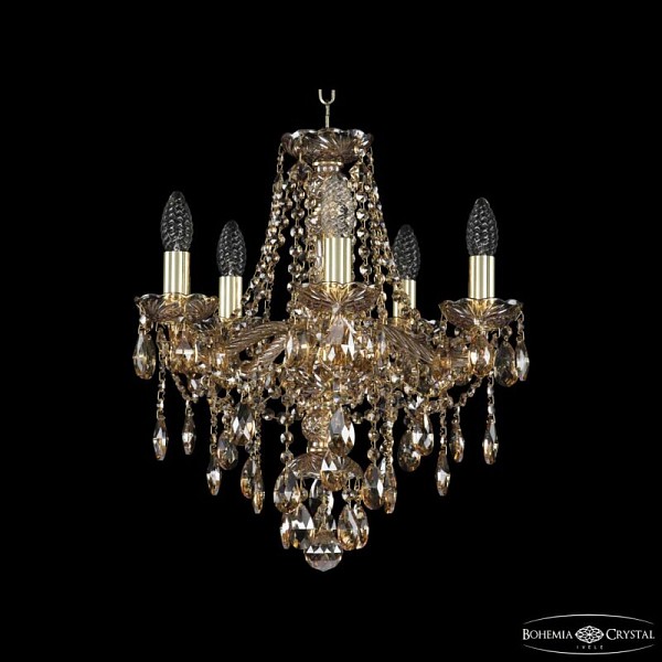 Подвесная люстра Bohemia Ivele Crystal 1415 золото арт. 1415/5/141 G M721