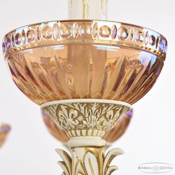 Подвесная люстра Bohemia Ivele Crystal AL7901 белый арт. AL79101/8/250 A WMG P Shampan/M-1G
