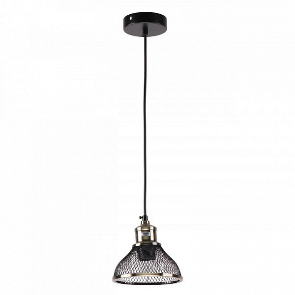 Подвесной светильник Imex MD.0786 черный арт. MD.0786-1-P AB+BK