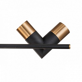 Люстра на штанге Indigo Doppio черный арт. 11036/8R Black