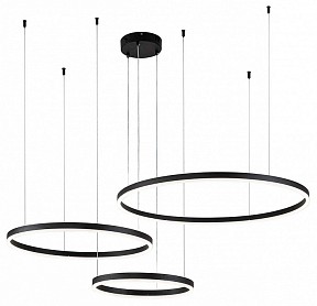 Подвесной светильник Indigo Galass черный арт. 14001/3P Black