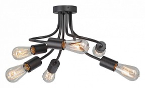 Потолочная люстра Vitaluce V3928 черный арт. V3928-1/6PL