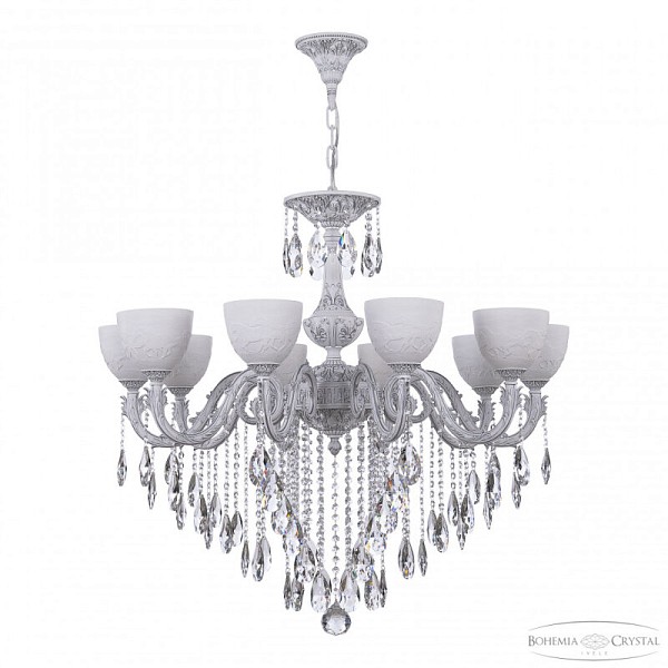 Подвесная люстра Bohemia Ivele Crystal AL7901 белый арт. AL79101/10/300 B WMN P1 U Horse