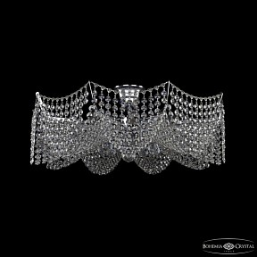 Подвесная люстра Bohemia Ivele Crystal 7708 никель арт. 77081/58 Ni