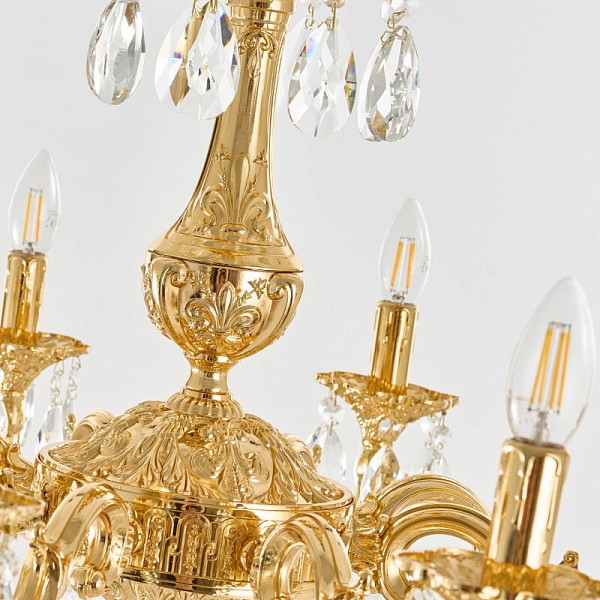 Подвесная люстра Bohemia Ivele Crystal AL7801 золото арт. AL78101/8/250 B G