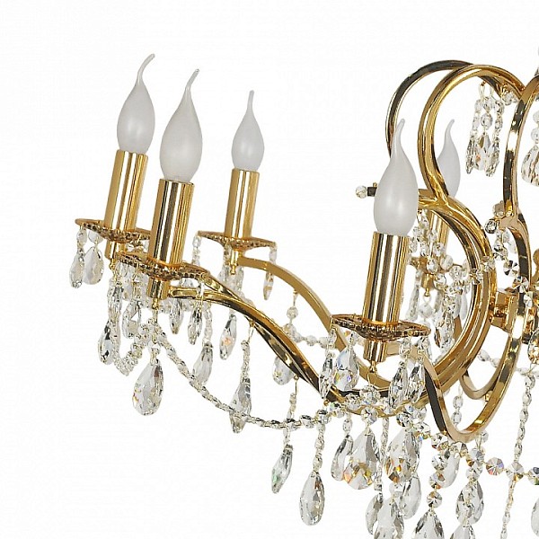 Подвесная люстра Arti Lampadari Pisani золото арт. Pisani E 1.1.10.601 G