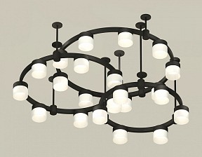 Подвесная люстра Ambrella Light XR черный арт. XR92222210
