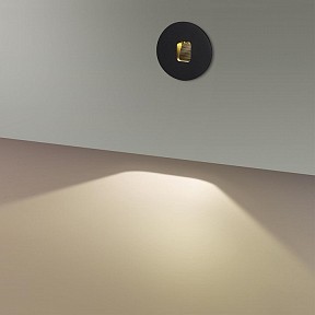 Встраиваемый светильник Odeon Light Vitty черный арт. 6651/1WL3