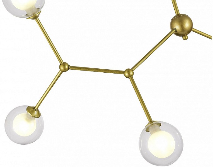 Люстра на штанге EVOLUCE Arcus желтый арт. SLE1106-203-06