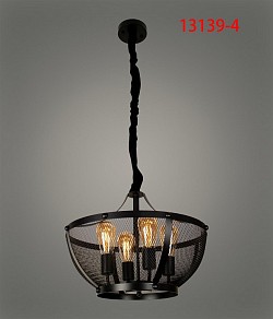 Подвесной светильник Alfa-Light F4124 черный арт. F4124-40