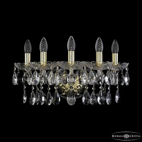 Бра Bohemia Ivele Crystal 1413 золото арт. 1413B/5/165/XL G