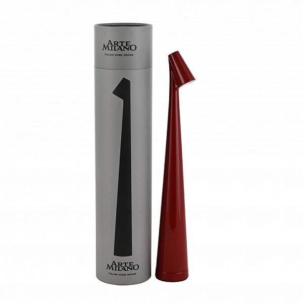 Настольная лампа декоративная Arte Milano  красный арт. 128101/H350/3-6K/3W Red
