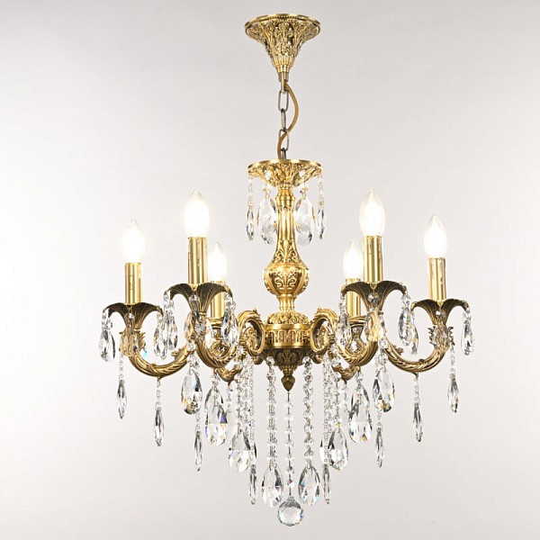 Подвесная люстра Bohemia Ivele Crystal AL7901 золото арт. AL79101/6/175 B FP