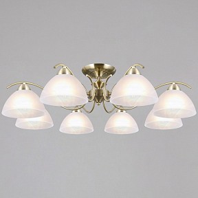 Люстра на штанге ILLUMICO  бронза арт. IL0905-8CSQ-26 AB ELITE