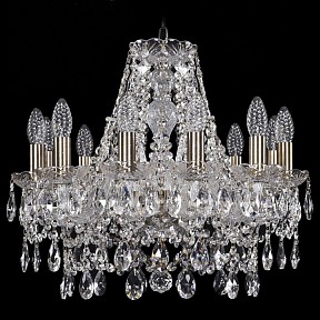 Подвесная люстра Bohemia Ivele Crystal 1411 золото арт. 1411/12/160/Pa