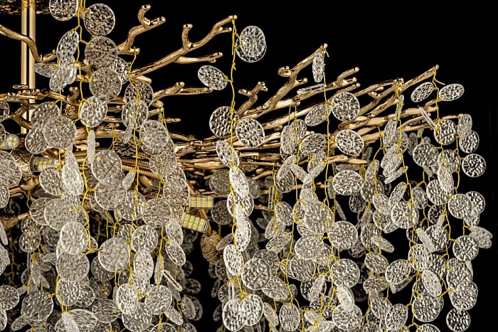 Люстра на штанге Dio D’Arte Tavenna Gold золото арт. Tavenna H 1.3.100.102 G
