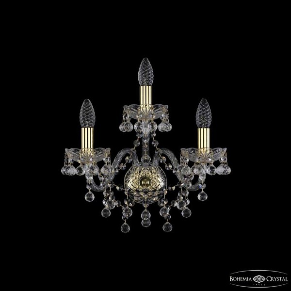 Бра Bohemia Ivele Crystal 1409 золото арт. 1409B/2+1/160 G