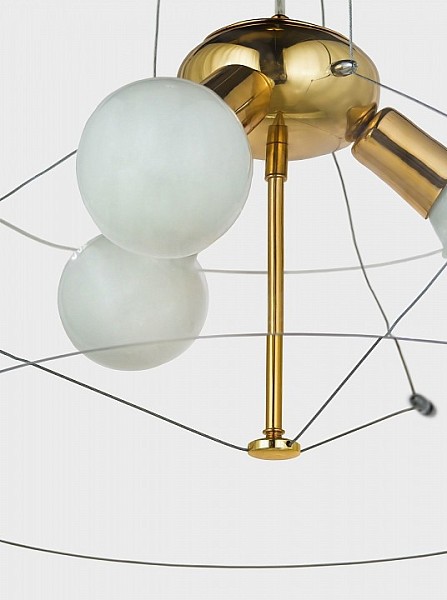 Подвесной светильник LUMINA DECO Globo золото арт. LDP 6018-500 PR+F.GD