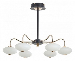 Люстра на штанге Arte Milano Neapolis-73908 золото арт. 273908/6 BK/GD