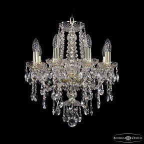Подвесная люстра Bohemia Ivele Crystal 1415 золото арт. 1415/8/141 G