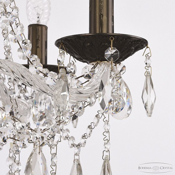 Подвесная люстра Bohemia Ivele Crystal AL1615 бронза арт. AL16315/5/141 PD