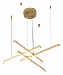 Подвесная люстра Indigo Paralleli желтый арт. 14017/4P Gold