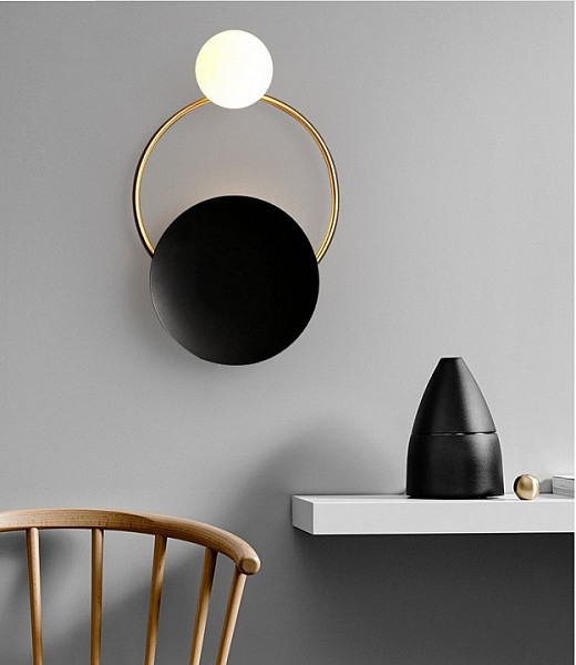 Накладной светильник Inodesign Ring золото арт. INO_Ring Gold Wall Light 45.262