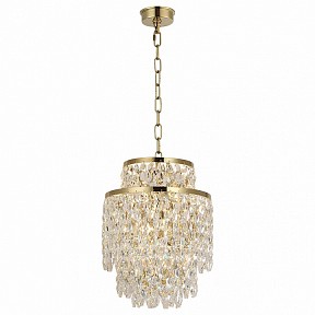 Подвесная люстра Newport TIFFANY золото арт. 8530/30 С gold polished