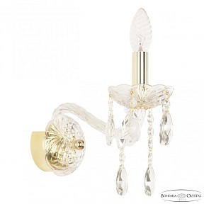 Бра Bohemia Ivele Crystal 107 золото арт. 107B/1/165 G